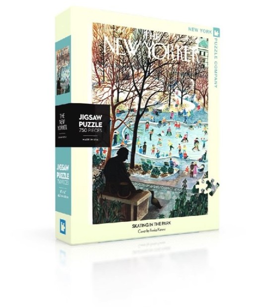 New York Puzzle Company Skating in the Park - 750 pieces