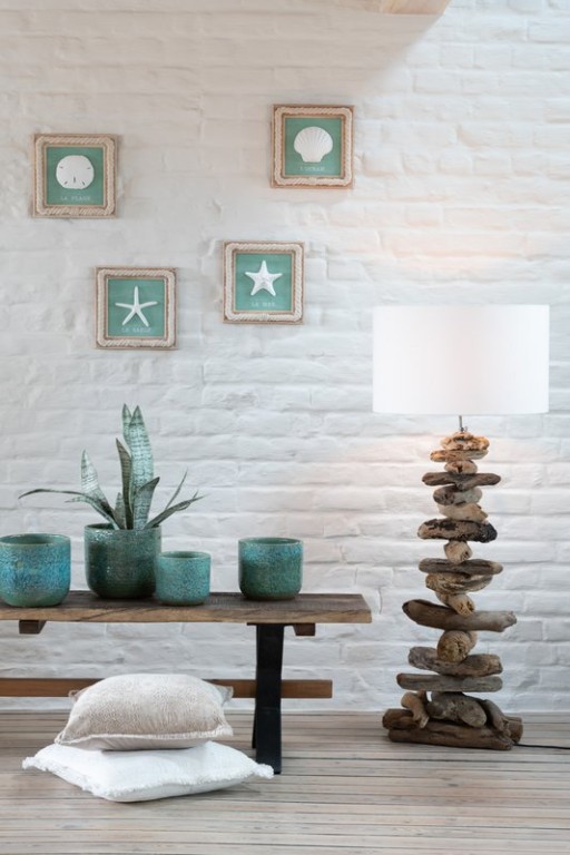 J-Line Aged sofa - wood - brown