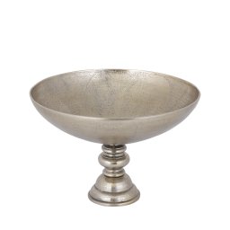 Norbert Gold Alu Round Bowl On Base L
