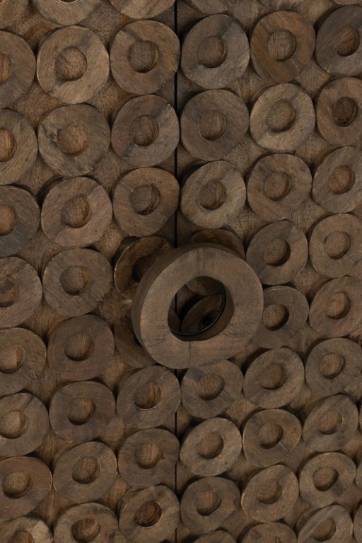 J-Line Cabinet 2 Doors Mango Wood/MDF Brown