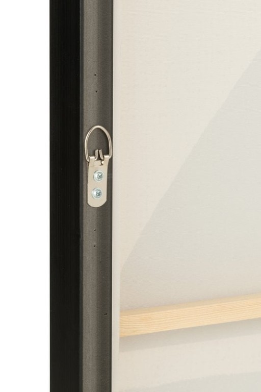 J-Line Frame Shapes Ethnic Wood/Canvas Brown/Black