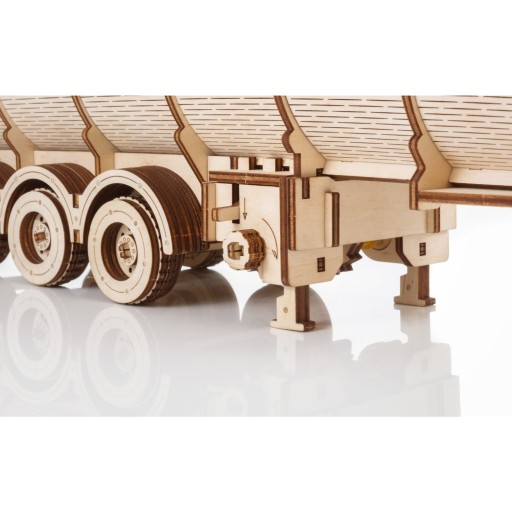 Eco Wood Art (EWA) 3D Houten Puzzel Tank Semitrailer for Truck “Road King”, 410, 39,7x10,8x20cm