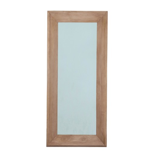 Nicka Natural Mango Wood Rectangle Mirror S