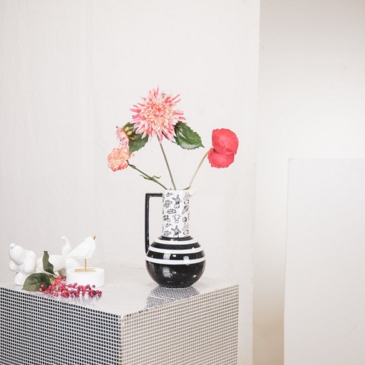 Vase - Jug - Ceramic - Dutch Black - 17,5x17,5x27,5cm