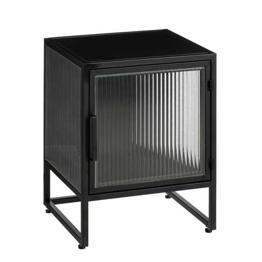 Clifton storage cupboard with doors - L38 x B35 x H50 cm - Metal - Black