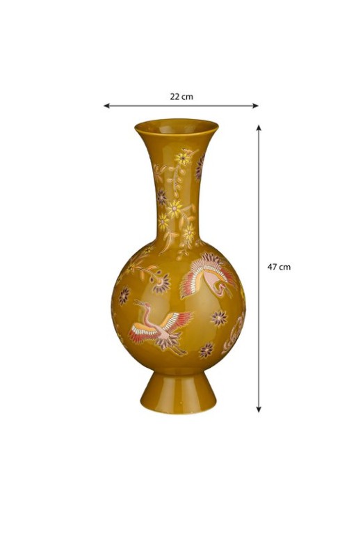 Eloise Vase - H47 x Ø22 cm - Ceramics - Oker