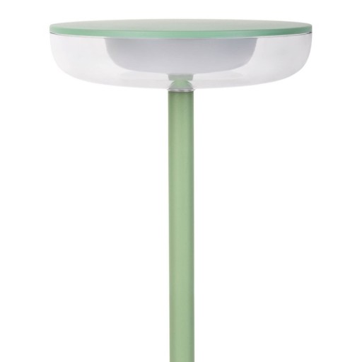 Cordless tablet light "Pasi" for outside and inside, made of metal and plastic in MINT, dimmable, with touch and memory function, approx. 26 cm high