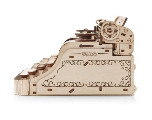 3D Wooden Puzzle Vintage Typewriter, Eco Wood Art, 465, 27x23.2x14.6CM