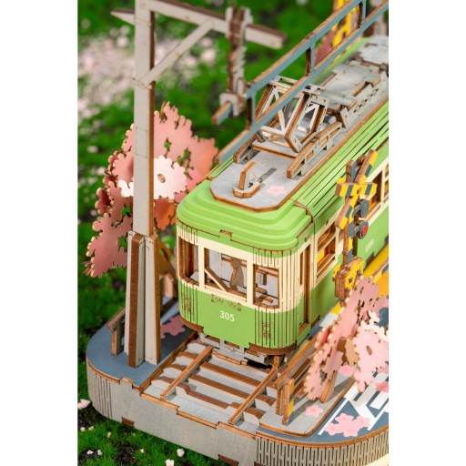 Robotime, DIY 3D Houten Modelbouwpakket, Sakura Journey, TGS02, 23,2x14x16,7cm