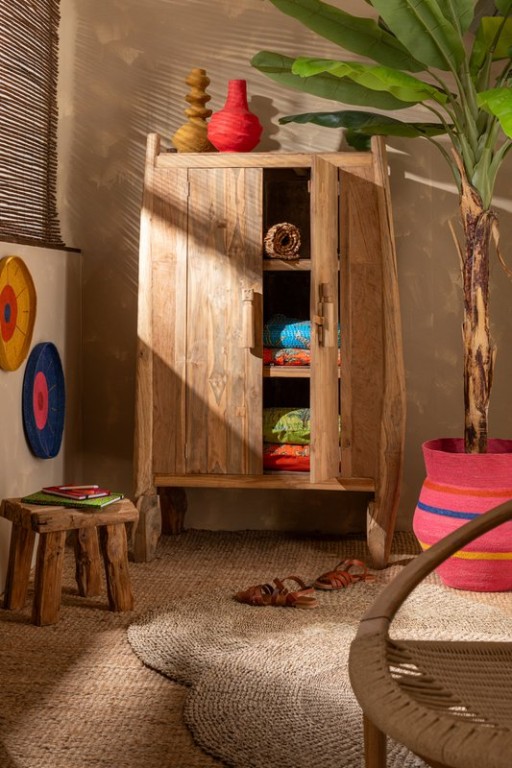 J-Line Banana Tree Plastic Green/Brown