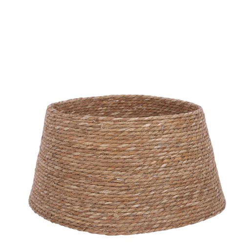 Kerstboomrok | Zeegras | Naturel Bruin H26xØ50 cm - Product afbeelding