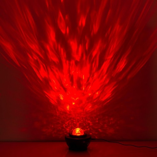 Atmospheric Galaxy LED projector, decorative lighting made of plastic, colorful, integrated LED, for inside