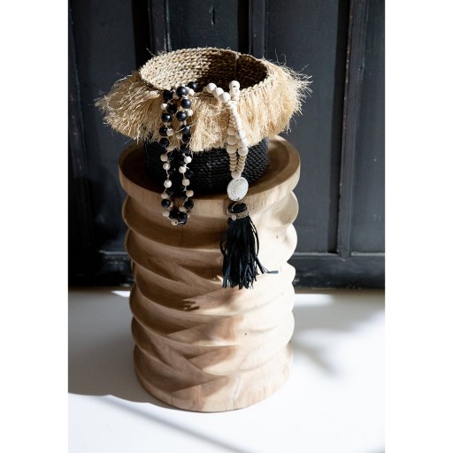 De Lovina ketting - natuurlijk zwart