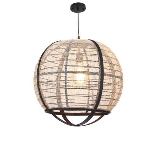 Pella Hanglamp | Plafondlamp H44 x Ø45 cm | Linnen - Off White