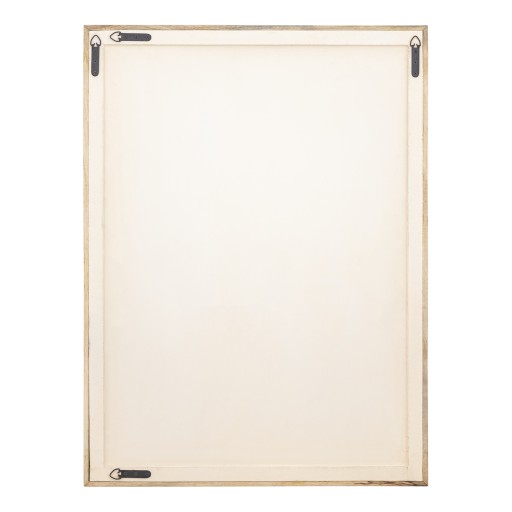 Elasah Cream Wooden Rect Wall Panel Hexagon