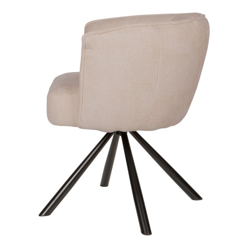 Como Dining Chair Swivel Cream