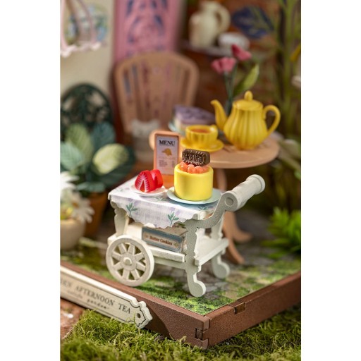 Robotime, DIY Huisje Fancy Tea Yard, DS038, 11x10x10,5cm