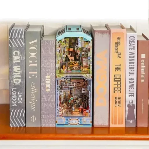 Tonecheer, DIY Book Nook, Haven Zero Bookend, TQ132, 26,3x19x10cm