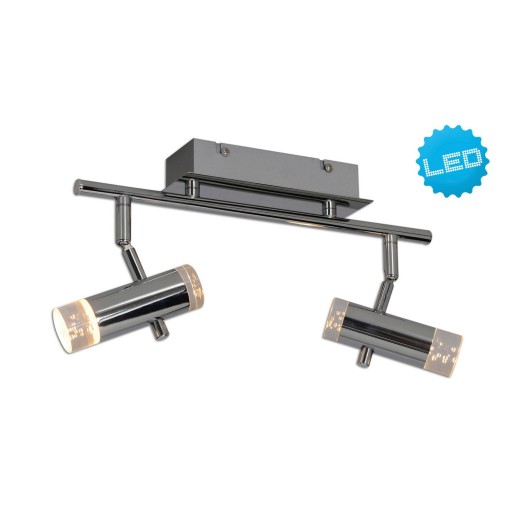 LED Wand- en Plafondlamp Garda | Chroom | 34 cm | Warm Wit | Energieklasse A+