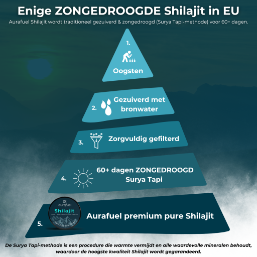 Aurafuel Pure Shilajit Resin | 100% Puur | Getest & Krachtig | Natuurlijk Supplement - 25 gram