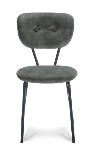 Stoel Aristo | Eetkamerstoel in Stof Adore | Sierknopen | 4 Kleuren - Hunter