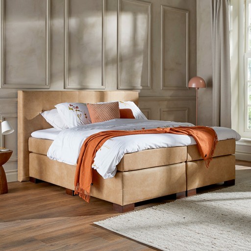 Boxspring MAGNA Jeep | Hoofdboord & Topper | Met 7-Zone Pocketvering | Nederlandse Kwaliteit