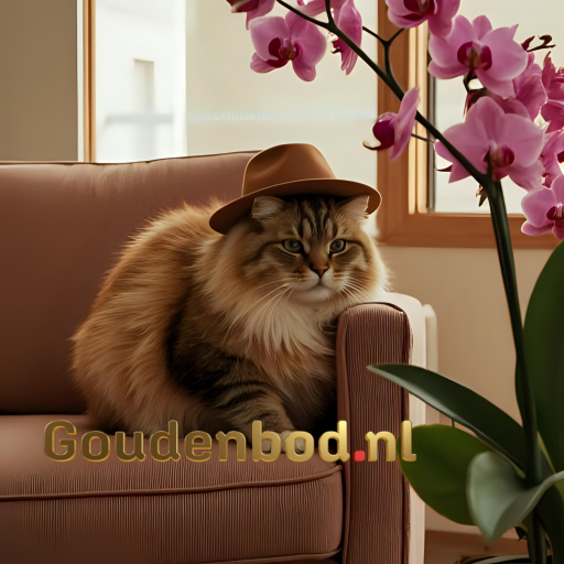 Kolibri Orchids | Gift Set Optimism Small Peach | Oranje Phalaenopsis Orchidee & Groene Plant | Candy Sierpotten op Wit Dienblad