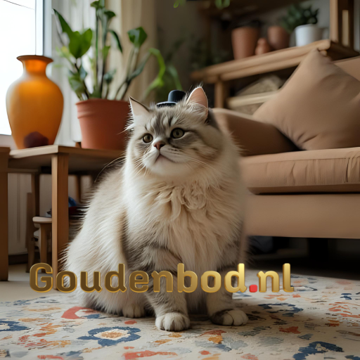 Jowad Antiek Goud Aluminium Kandelaar | Geribbeld 37 cm