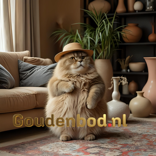 Sydny Brown Keramische Peer Beeld | Bruin Met Spikkeltjes | 13x19x13 cm