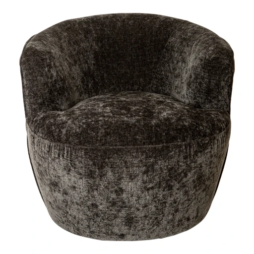 Grasa Anthracite Fauteuil | Fiore Stof | 72x75x75 cm - Product afbeelding