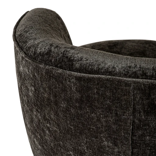 Grasa Anthracite Fauteuil | Fiore Stof | 72x75x75 cm