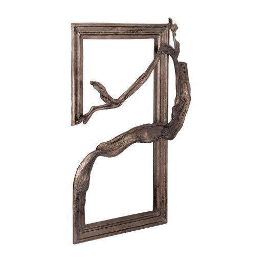 Heleena Zwart Aluminium Wandpaneel | Schilderijlijst Effect | PTMD