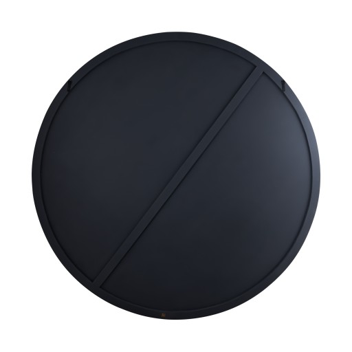 Wiktor Bruin MDF Rond Wandpaneel | Swirl Carved L