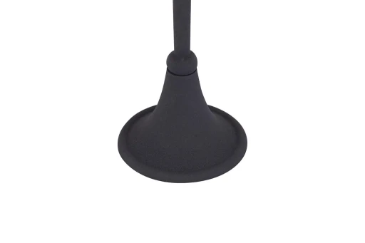 Zival Kaarsenhouder | Zwart Aluminium Rond Hoog 80 cm