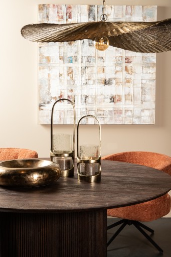 Rahana Lantaarn | Goud Aluminium Hoog 49 cm