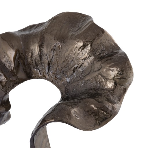 Yobie Extreme Beeld | Messing Aluminium met Zwarte Basis 124 cm