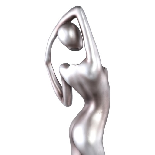 Leonne Vrouwenbeeld | Gun Metal Polyester 92 cm