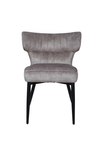 Zinno Cream Dining Chair | Luxe Eetkamerstoel met Stoffen Bekleding