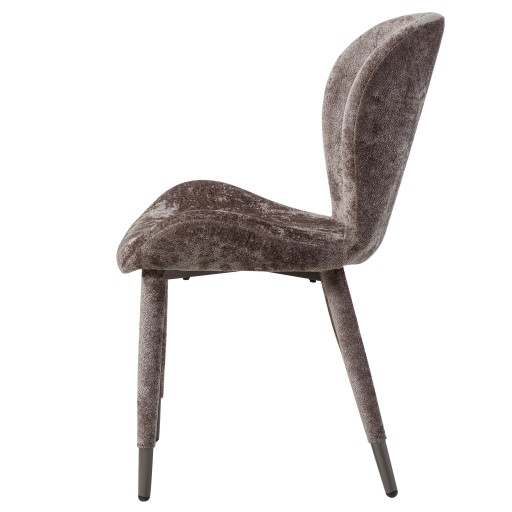 Thor Mocca Dining Chair | Luxe Eetkamerstoel | Aphrodite Stoffering