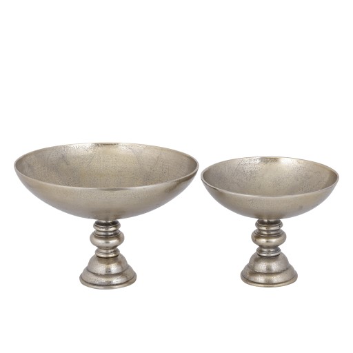 Norbert Schaal | Goud Aluminium | Rond op Voet – L – 27 cm