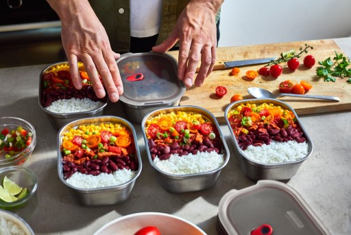 Black+Blum Steel Food Box Set Medium (3 stuks) | RVS Vershouddozen BPA-vrij