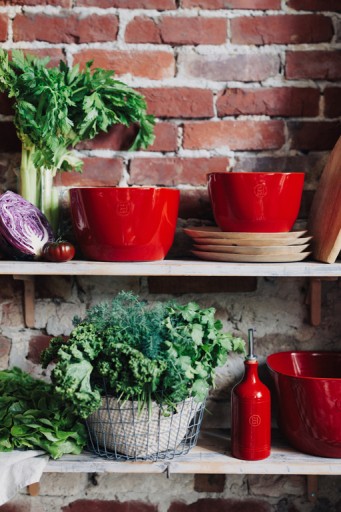 Emile Henry Saladeschaal | 260x260x150mm | Grand Cru HR® Keramiek