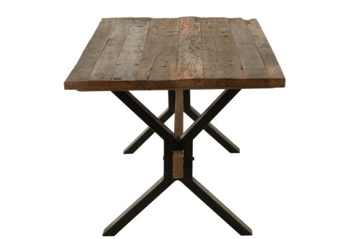 J-Line Dining Table Outdated Wood Brown