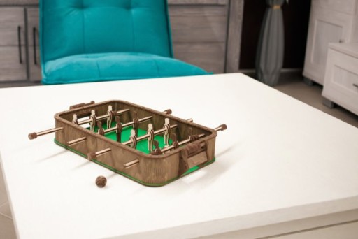 Eco Wood Art, 3D Wooden Puzzle, Foosball, 1140, 36x37x7.8cm