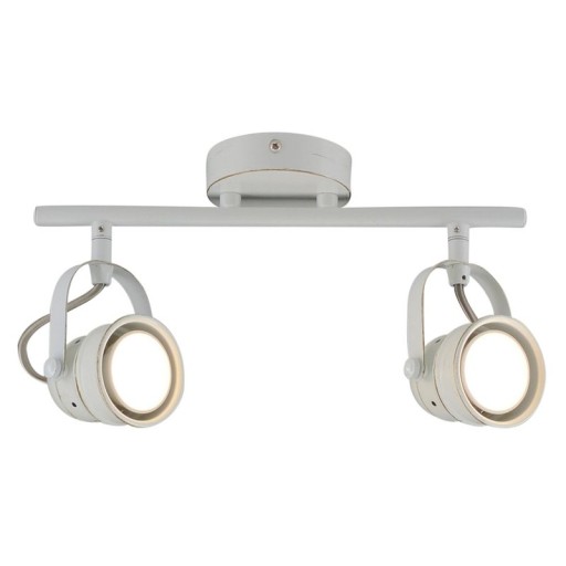 2 -Ser LED ceiling spot "Shabspo" 2x GU10, max. 20W per base, 30 cm long