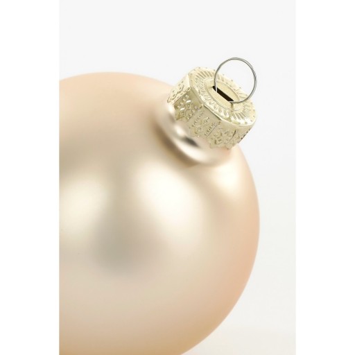 Kerstballen Set - 26 Stuks - Ø7 cm - Glas - Crème