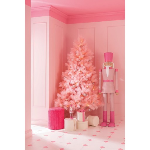 J-Line Kerstboom Kunstmatig Pvc Roze Large