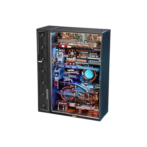 Robotime, 3D DIY Houten Modelbouwpakket Marble Run, The Last City, MR01S, 18x7,7x23,1cm