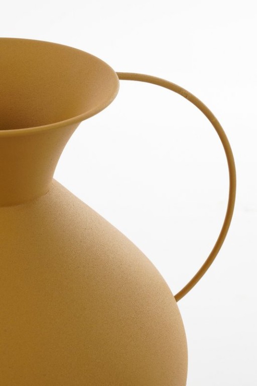 Gyge Vase - L30 x B24 x H37 cm - Metal - Yellow