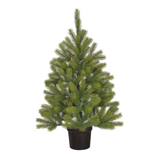 Nagoya Kunstkerstboom in Pot - H90 x Ø55 cm - Groen